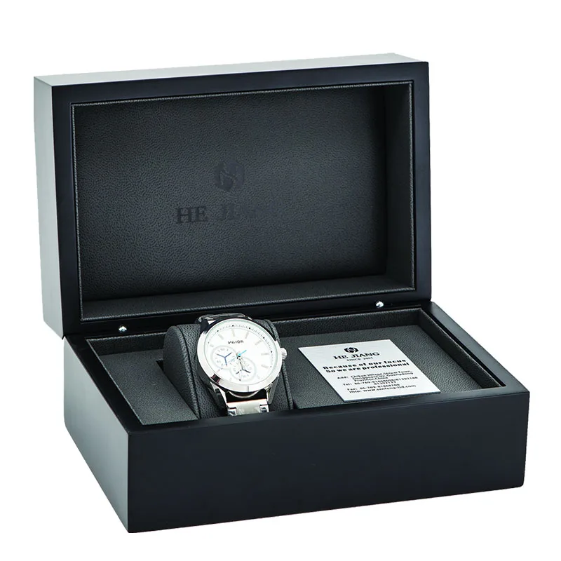 2020 Высококачественная деревянная коробка для часов, оптовая продажа от производителя