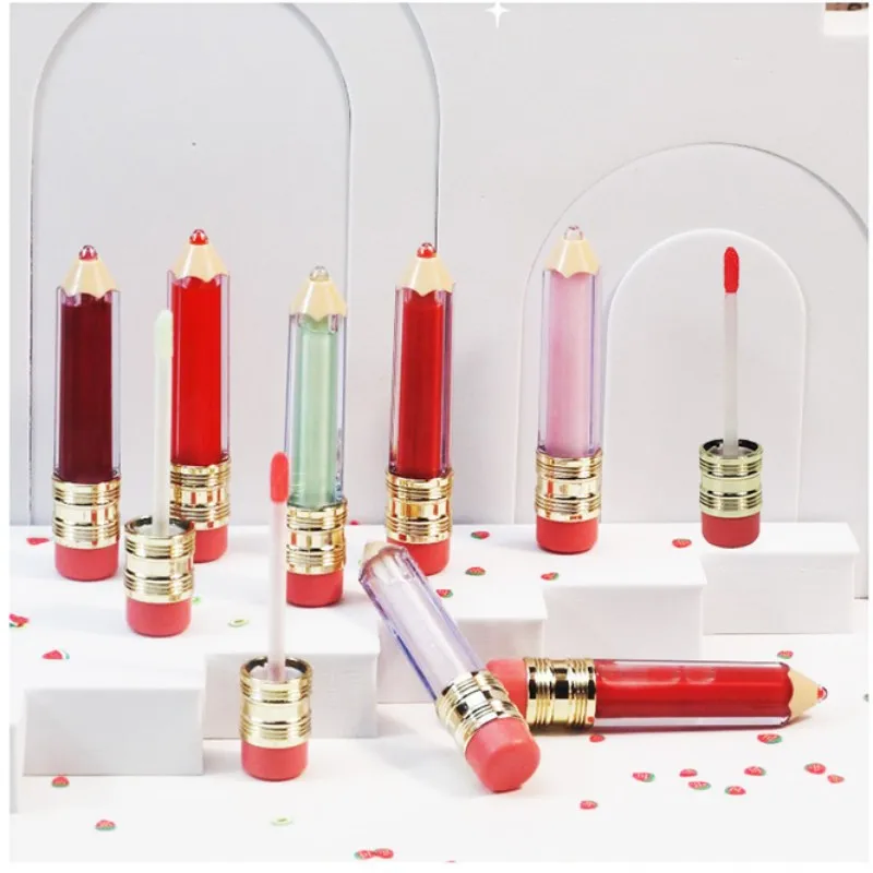 No Logo Lip Oil Transparent Lip Gloss Moisturizing Private Label Fruit Lip Gloss Makeup