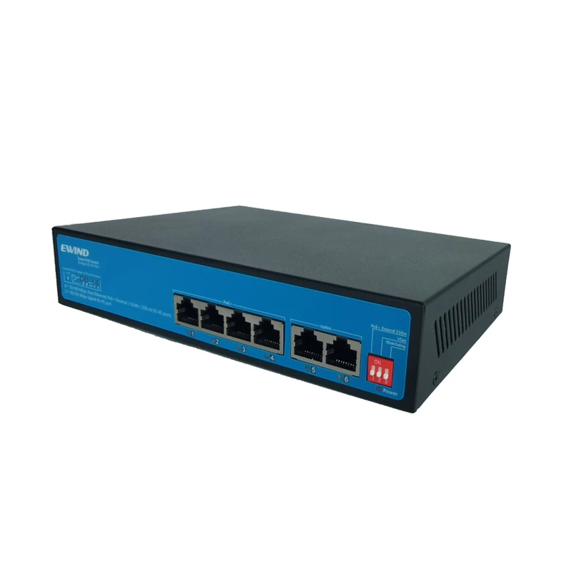 4port power over Ethernet Switch network Switch with poe af standard for ip camera