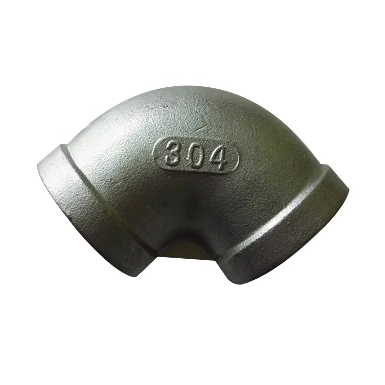 Трубная арматура из нержавеющей стали 2 дюймов ss 304 ss316 npt bspt с внутренней резьбой (под углом 90