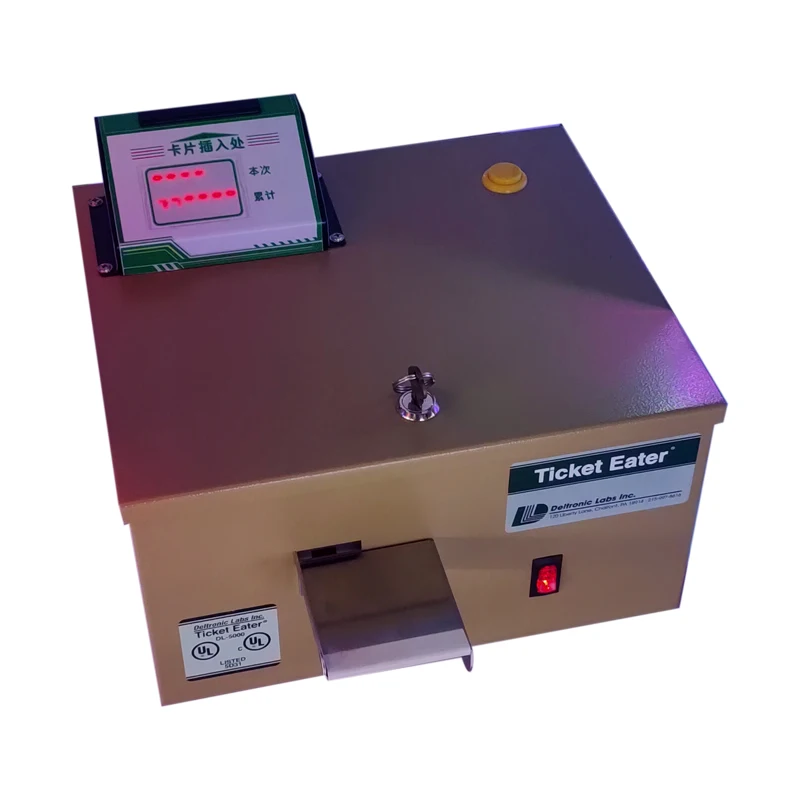 Hotselling Amusement Park Card Management System Arcade Game Machine Counter Desktop Mini Ticket Eater For Game Center For Sale