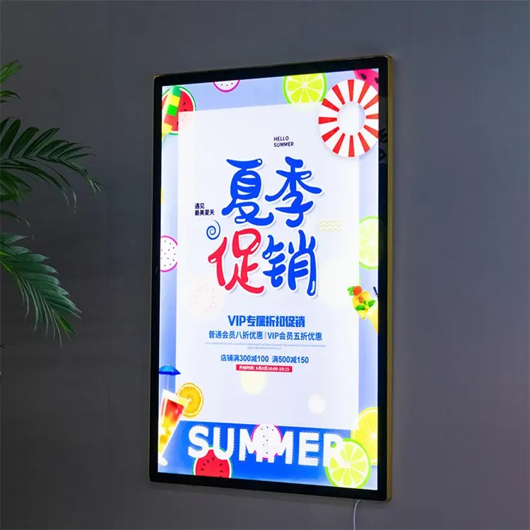 Indoor scrolling A4 Ultra Slim LED Drawing Light Box advertising light box