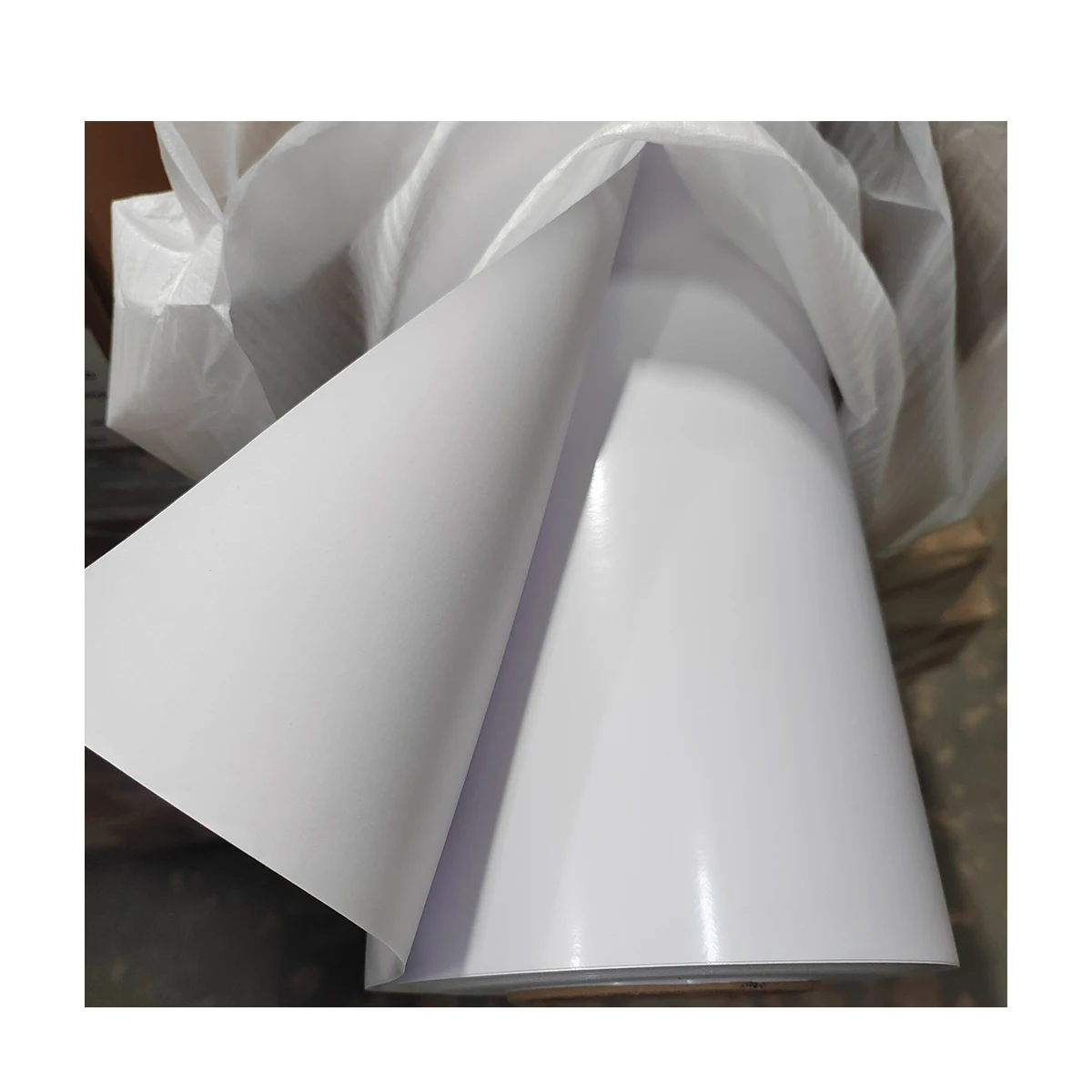 High Tack Strong Glue Printable Self Adhesive Vinyl Glossy 100micron 140gsm Car sticker