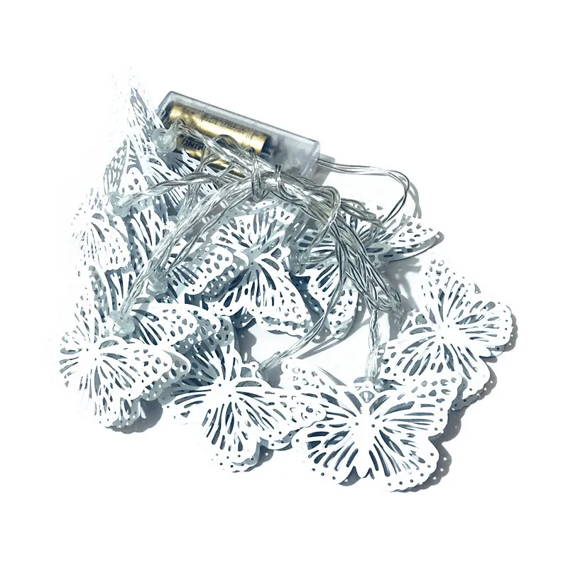 Hot Selling LED Colorful Butterfly Light String Slow Flashing Christmas Tree Decorative Lights Party Festival Showcase Decor