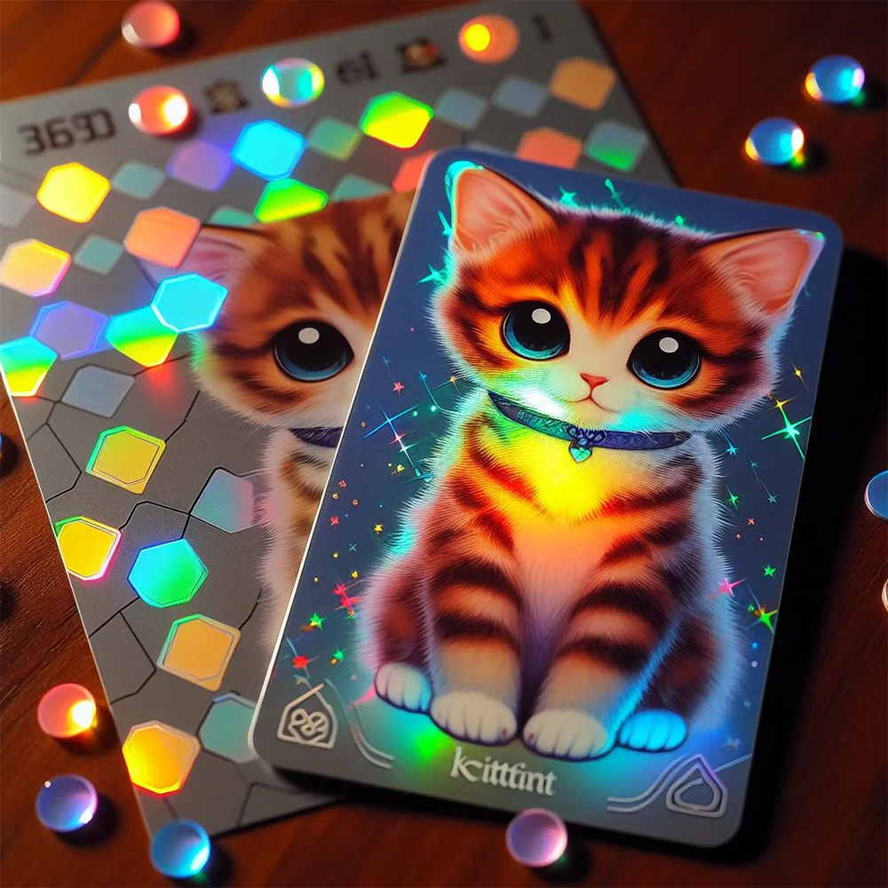 Manufacturer Custom 59*86mm holo cards foil trading card game printing