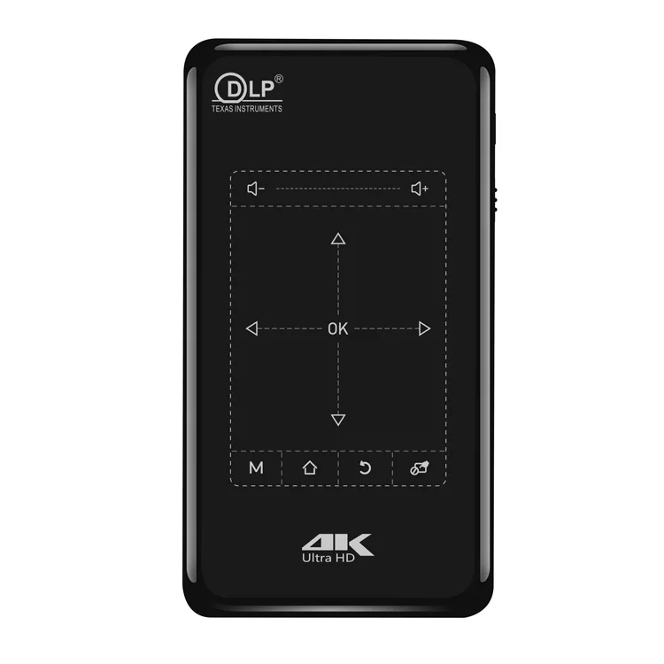 Высококачественный Интеллектуальный мини-проектор full HD, оптовая продажа, карманные дорожные беспроводные переносные проекторы dlp bt android