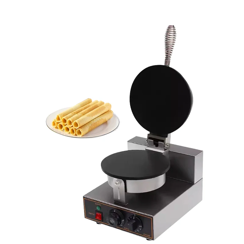 Commercial Electric Heating Egg Roll Machine Crispy Plane Plane Pancake Machine for Restaurant Use