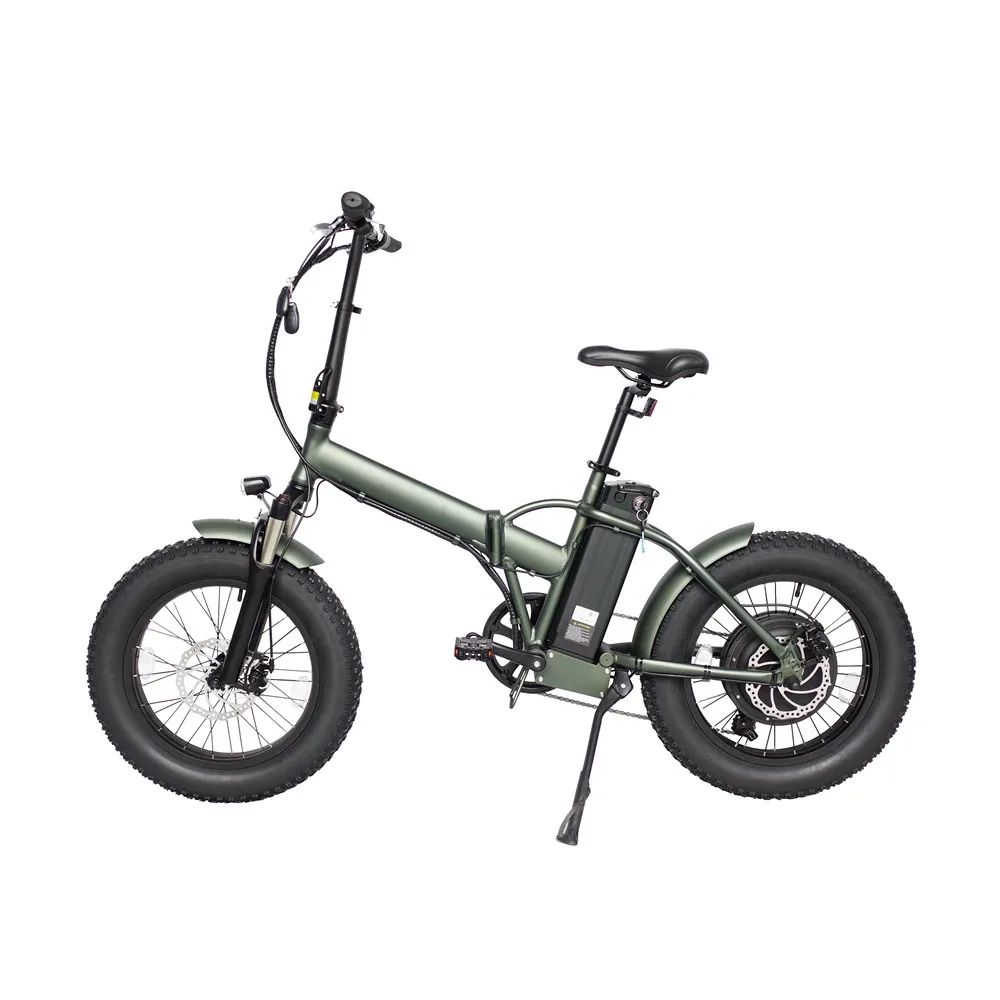 500w Direct Hub Motor 20 Inch Wheels Folding Bike with 48v 13ah Lithium