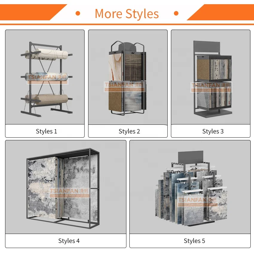 New design hanging metal rack for fabrics rug display units carpet rack display fabric stand modular carpet display rack