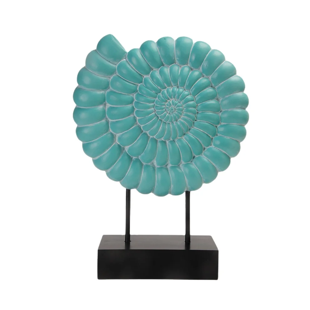 Polyresin shell ornaments home decorations  tabletop decorations resin ocean shell sculptures craft