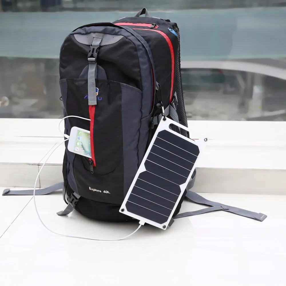 USB solar panel for outdoor charger  5W  sun power China high transformation efficiency portable solar battery charger