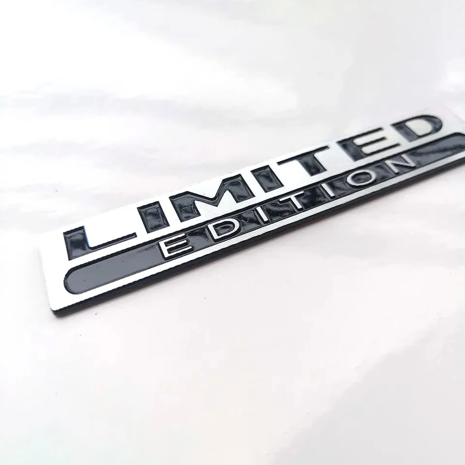 Limited Edition Custom Size and Color ABS Material Car Stickers  Emblem Trunk Badge Auto Decals for Skoda Mazda KIA Vehicle Logo