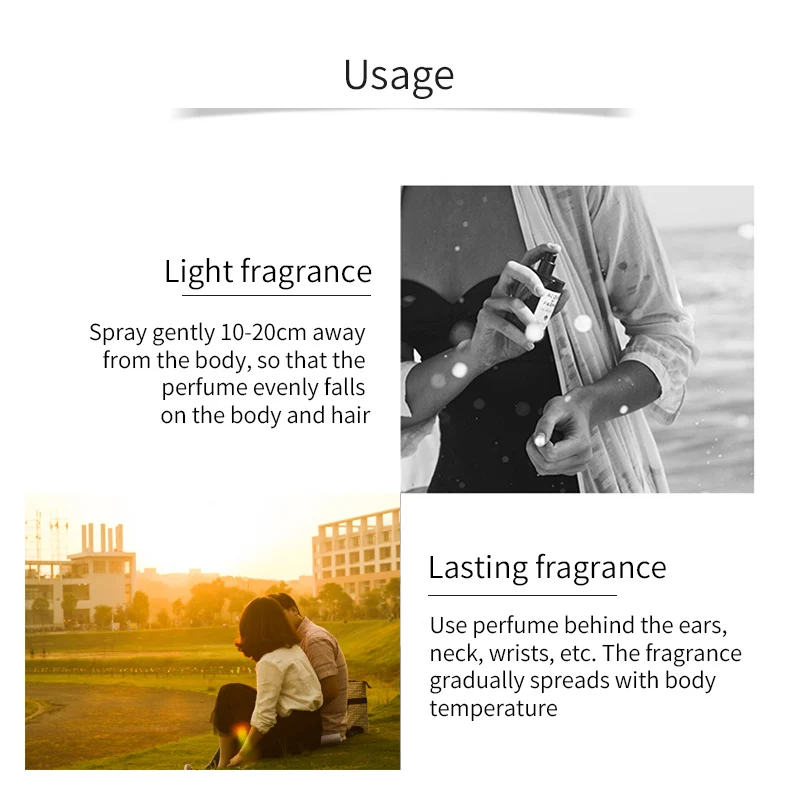 Oem 50ML Perfumes Original Brand Floral Rose Woody Fragrance Body Mist Royal Garden Perfume For Women