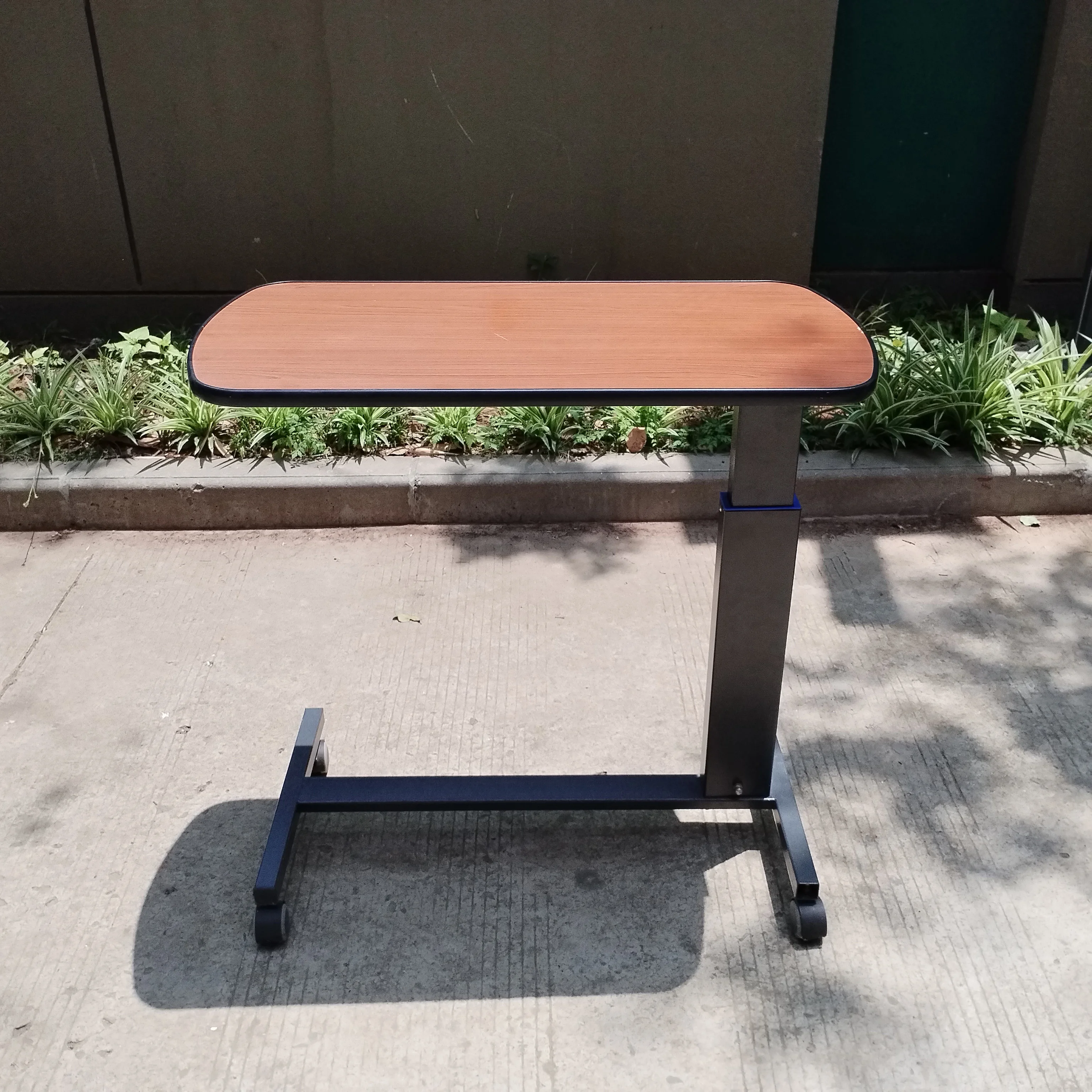 Good MOBT-PH-Q01 Hospital Mobile Muti-function Height Adjustable Dining Table Medical Ward Room Overbed Table