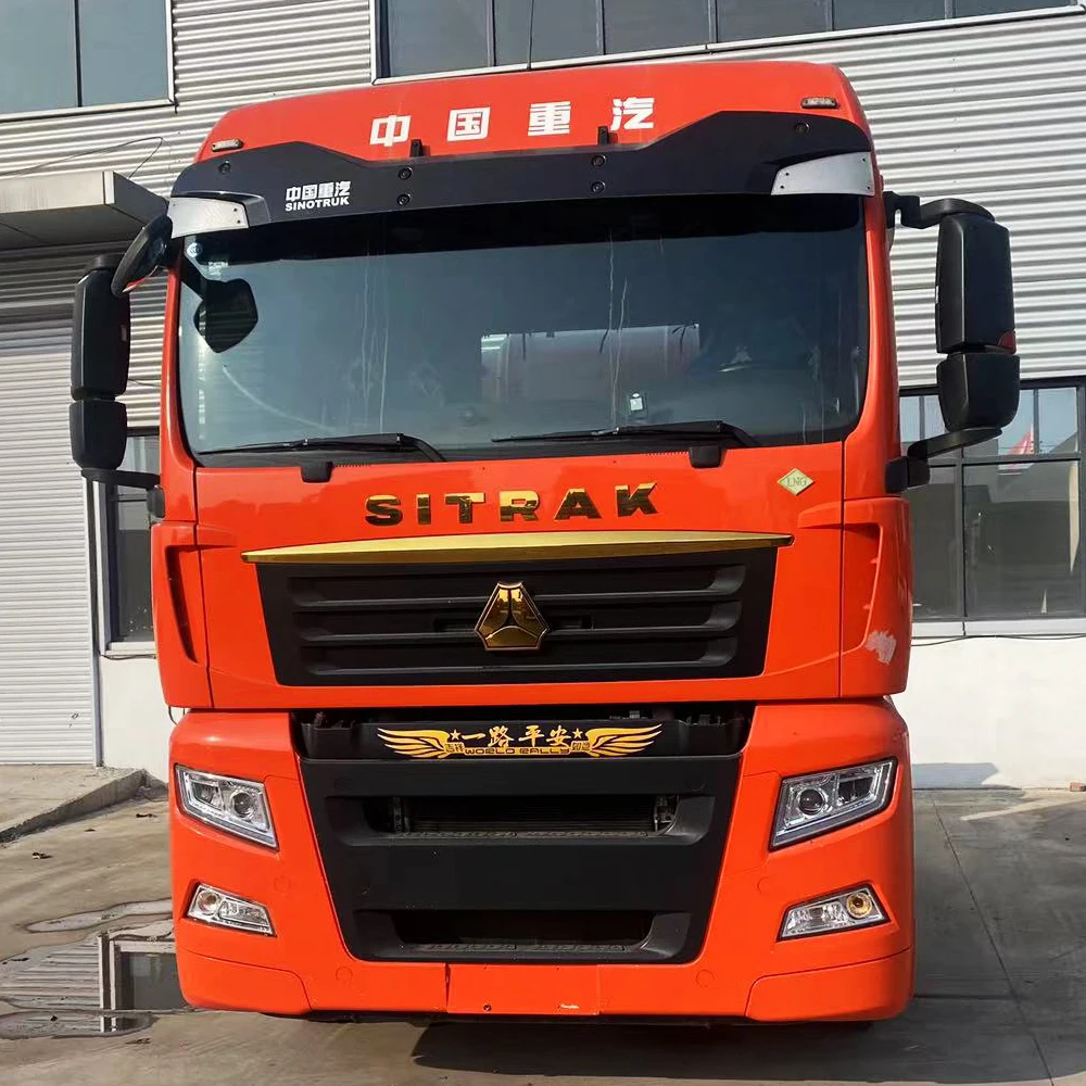 Китай sitrak 6*4 CNG Тракторная головка грузовика с двигателем Weichai быстрая коробка передач Euro 5 левое рулевое управление ручная продажа по низкой цене