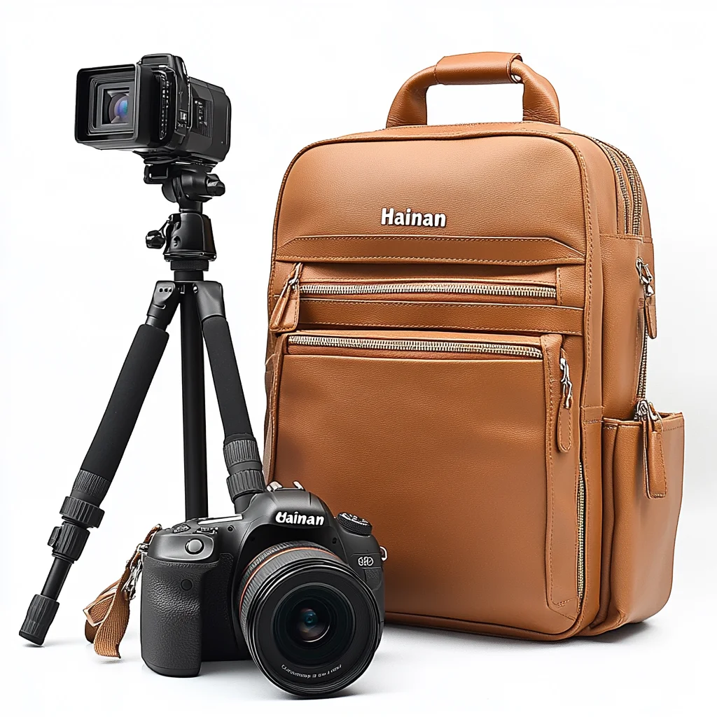 Custom Camera Bag Waterproof Multi Functional Large Capacity Photography DSLR Genuine Leather Camera Backpack