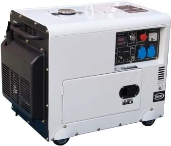 CE air cooled 6kw three phase 50hz 3000rpm 60hz 3600rpm silent portable gas generator home use