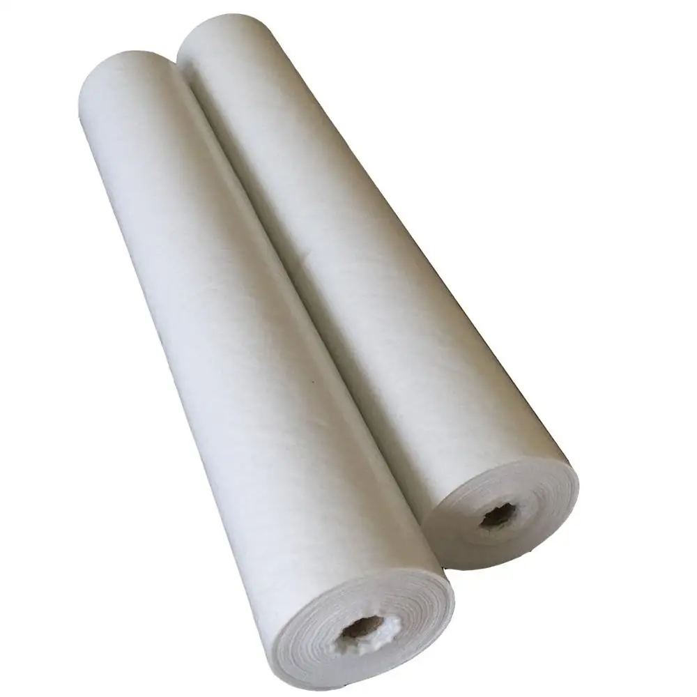 Non-Woven Fabric White Painters Felt with Glue Feltro Paint Felt Underlay Carpet