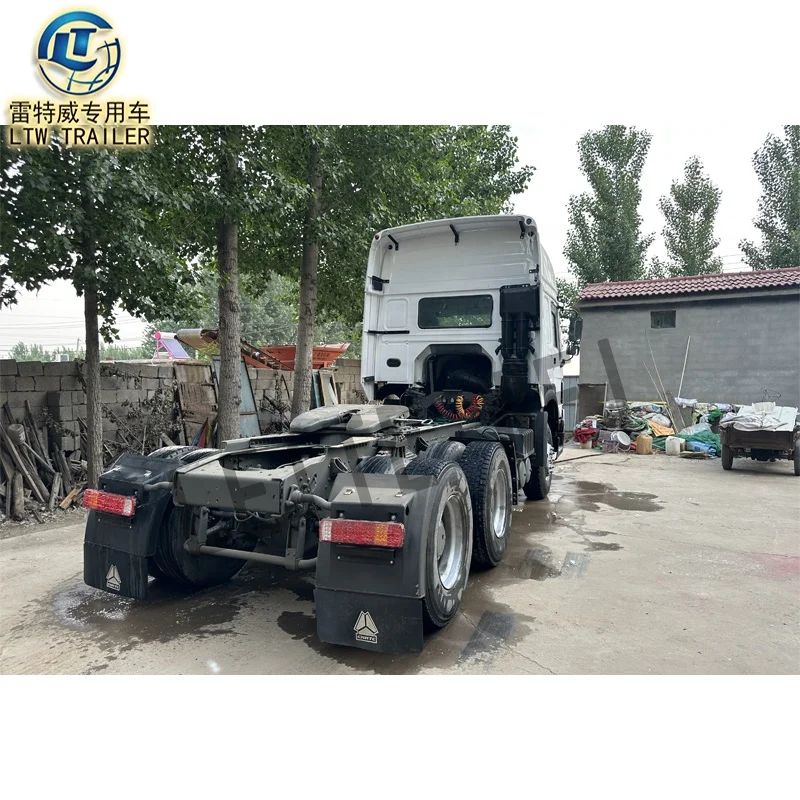 Sinotruk Howo 420 л.с. 371hp 6x4 6x6 euro2 головка прицепа дизельного двигателя б/у тягачи для продажи