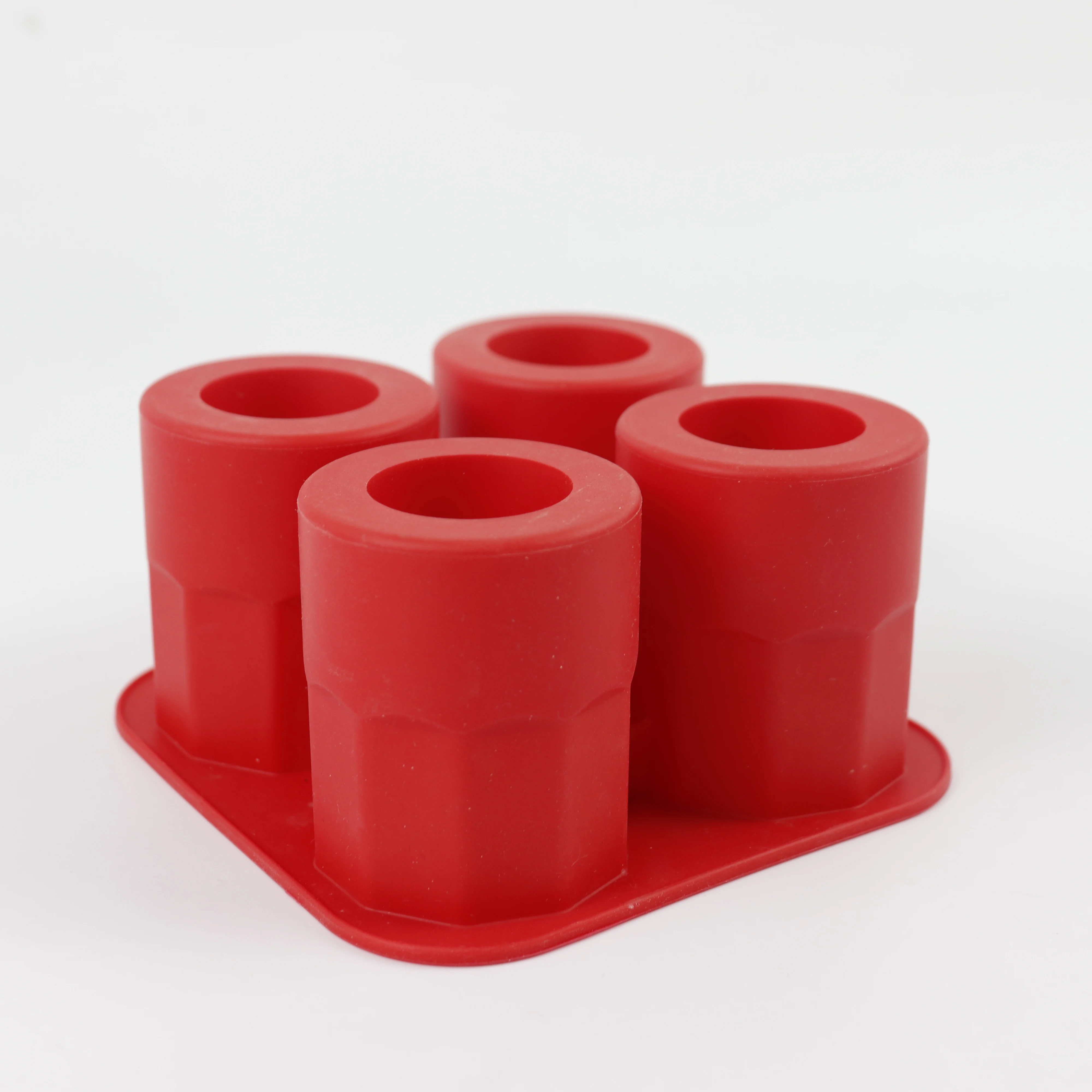 food grade silicone 3D 4 cups martini ice cup  silicone shot glasses ice  mold
