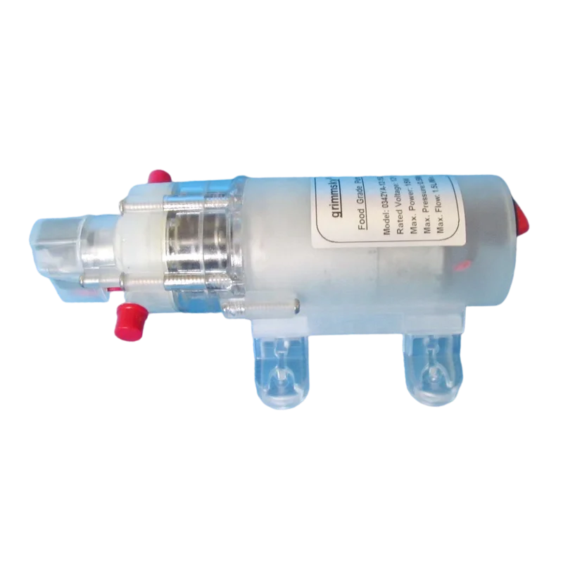 Grimmsky Very Quiet Non-toxic Tasteless Odorless 1.5L/Min 12V DC 15W Food Grade Liquid Transfer Pump