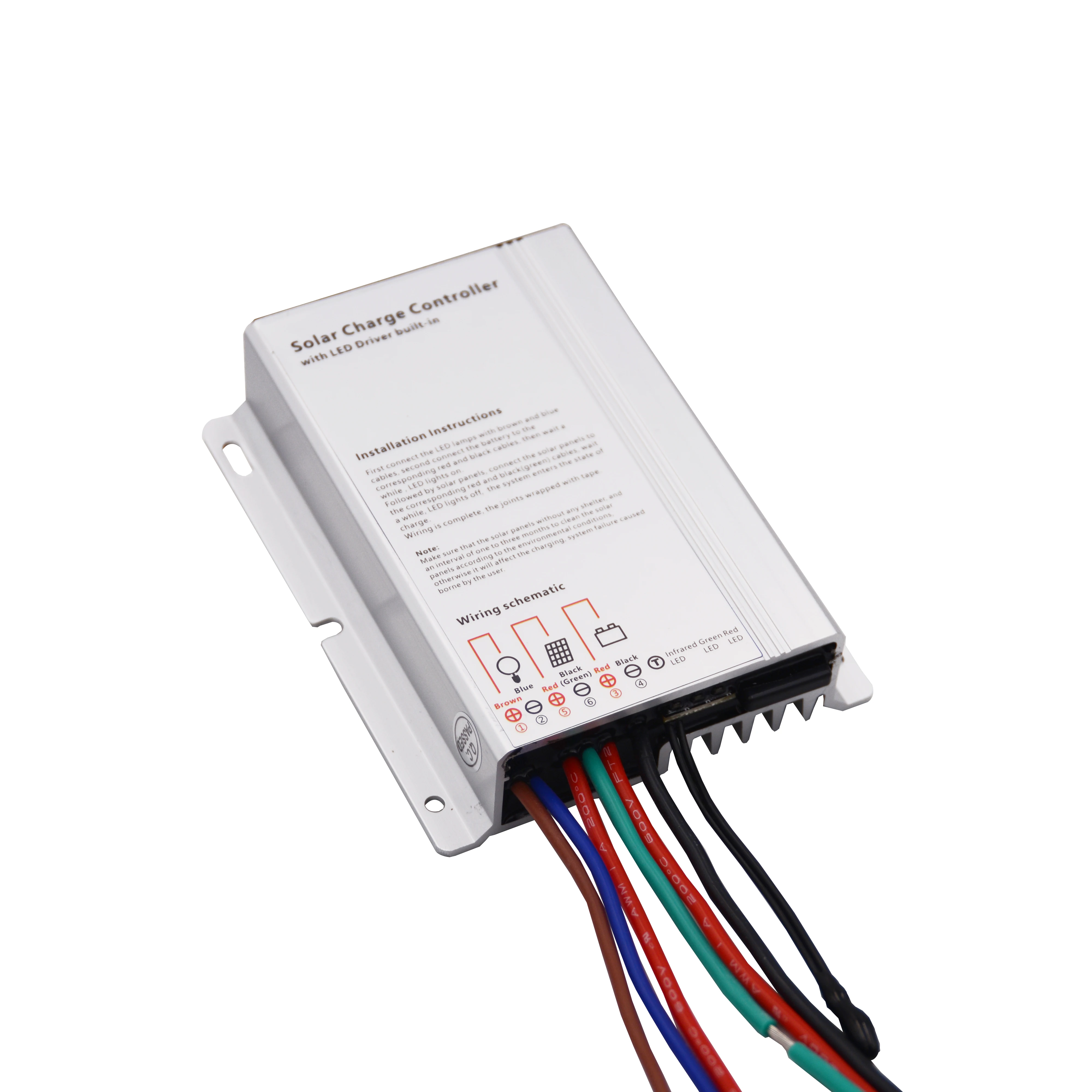 Lumiax 12v 24v 10A PWM Lithium Acid gel LED driver for solar charger controller