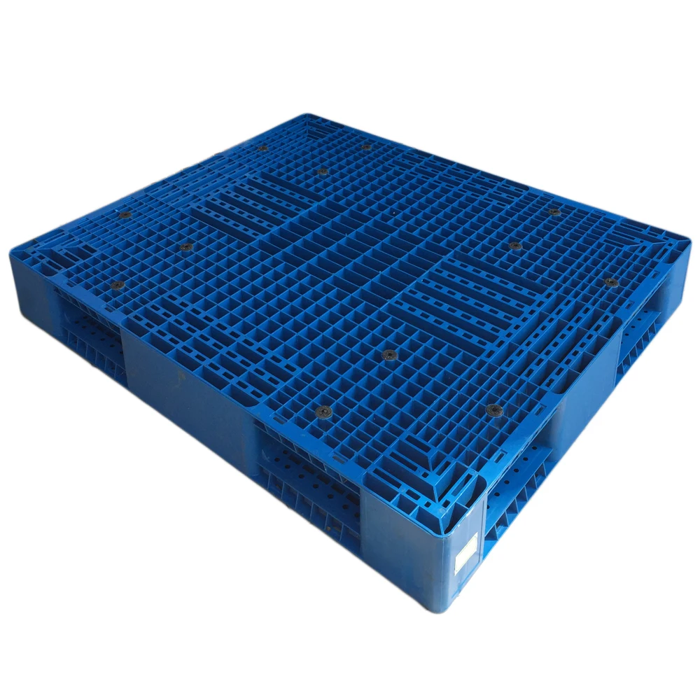 Double faced Durable 1300*1100mm  plastic pallet heavy duty racking HDPE hygienic plastic Pallet for Food and transport
