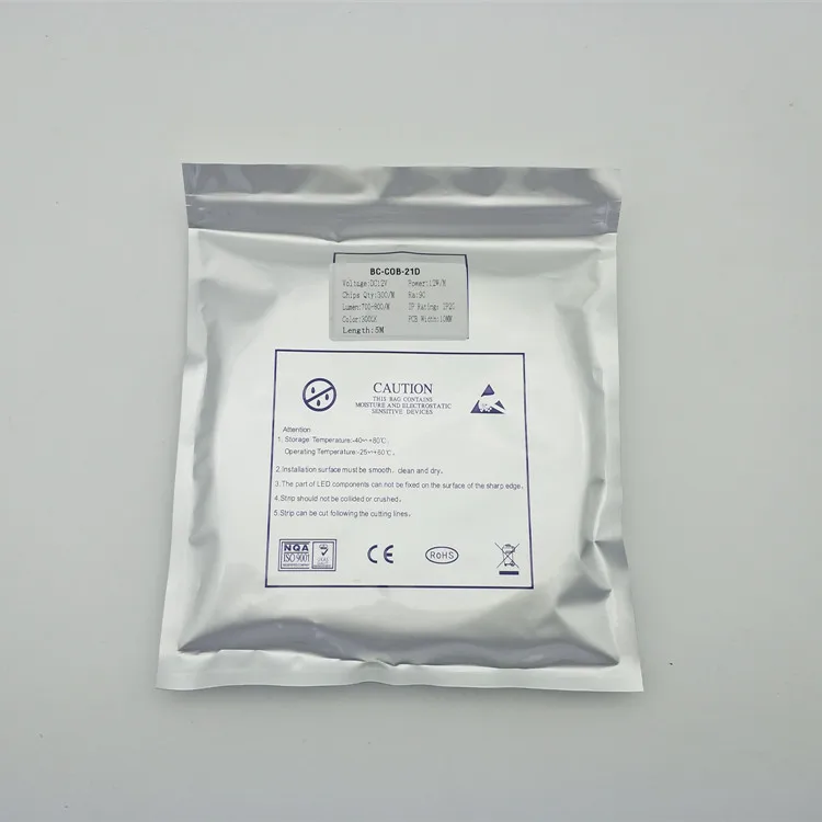 In Stocks CRI 90 480LED/M 24V 5M 3000K 4000K 6500K No Dots COB LED Strip Light for Bedroom