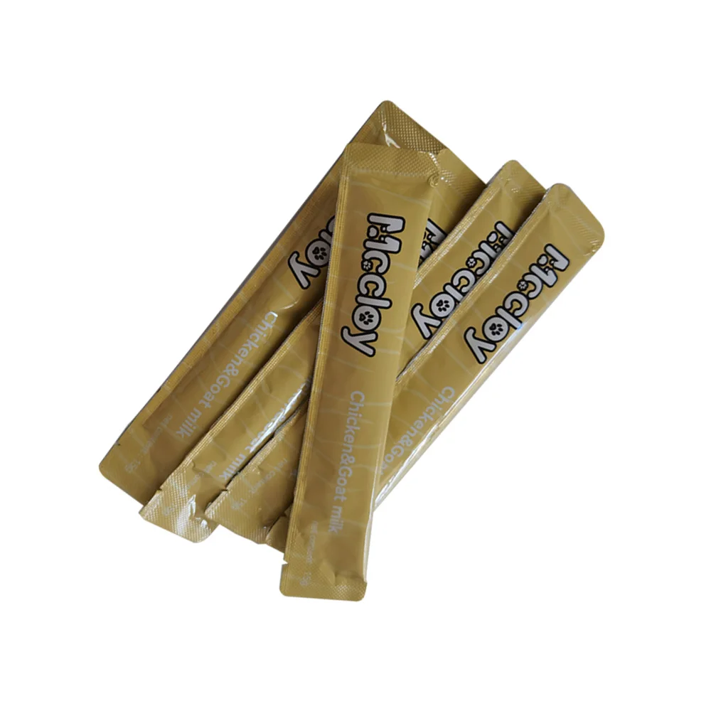 Hot selling wet cat food, salmon chicken flavor ready to eat wholesale cream snacks, cat strips