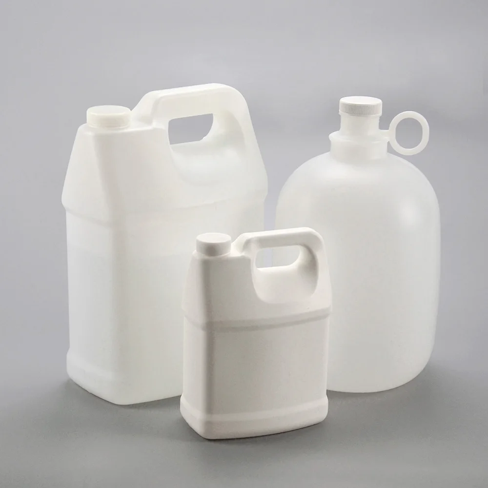 1 gallon empty oil bottles plastic liquid water bottle Hdpe container with handle