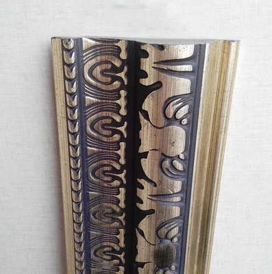 Factory Direct PS foam material decoration line/photo frame/indoor background wall decoration border Gold