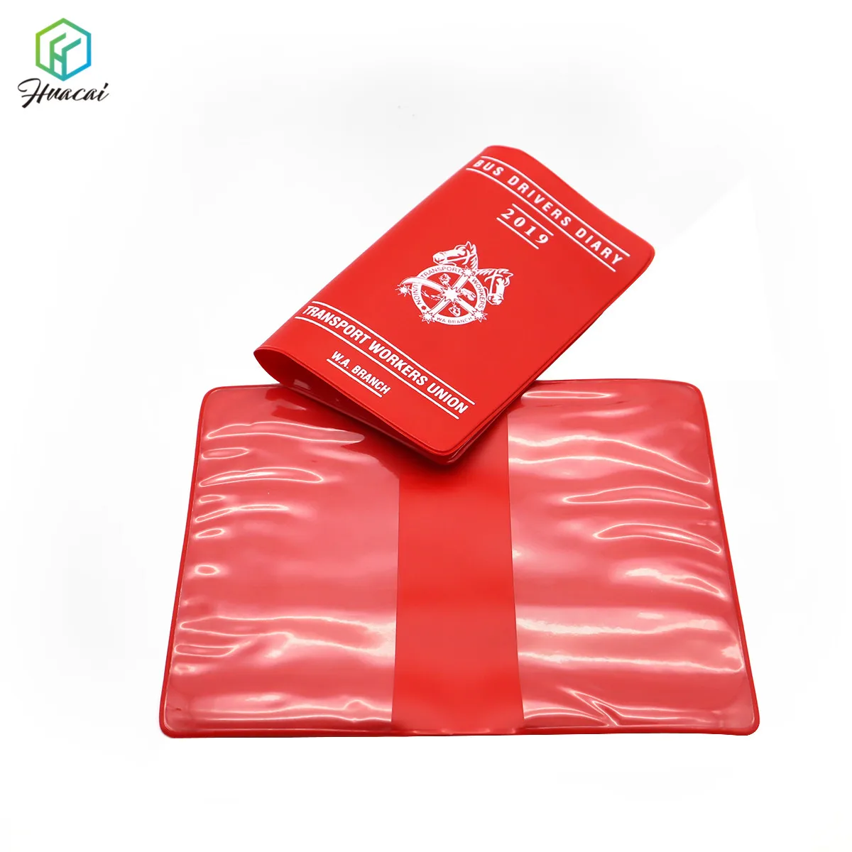 High Quality Customized Cover Logo Normal Size Plastic PVC Notebook Cover Dairy Cover