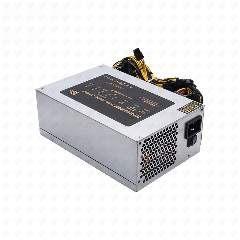 ATX Computer Desktop Pc Power Supply 3000w psu with 6000rpm cooling fan for graphics cards
