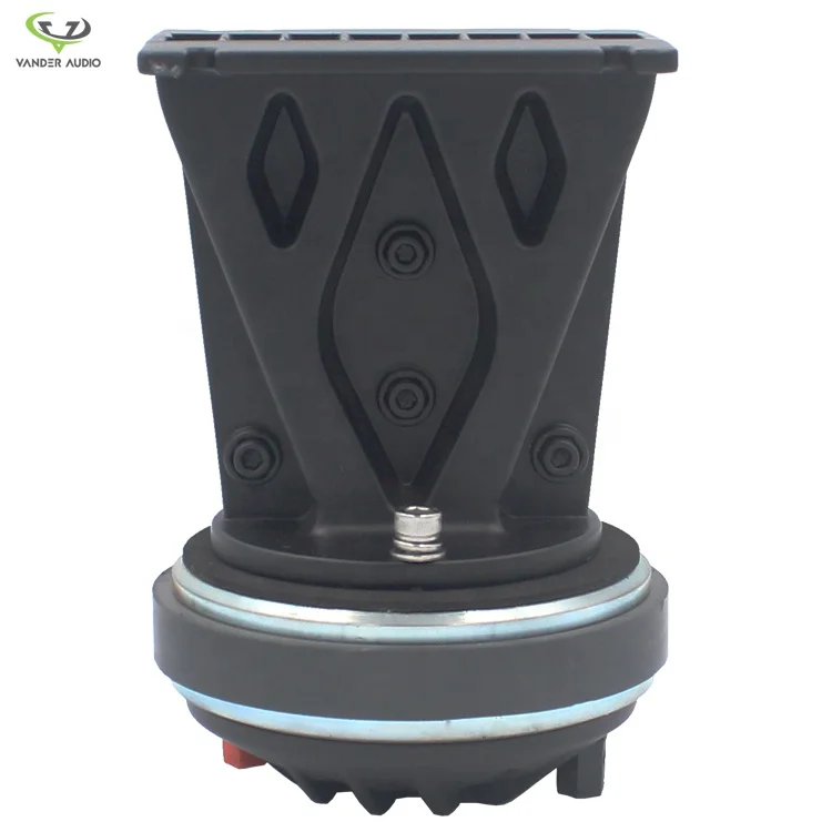 Vander AUDIO 8 Ohms Aluminum Black Compression Driver Tweeter in Speaker 104 dB 80 Watts for Car Audio PA Theatre