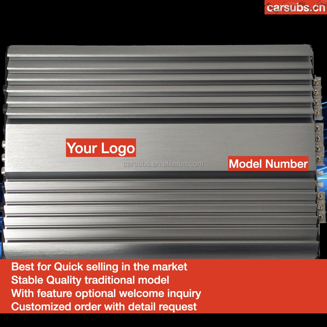 Factory OEM Car Stereo Speaker Amplifier 4CH RMS 60W 4 Channels Peak 6800W Full range Car Amplifier Class AB