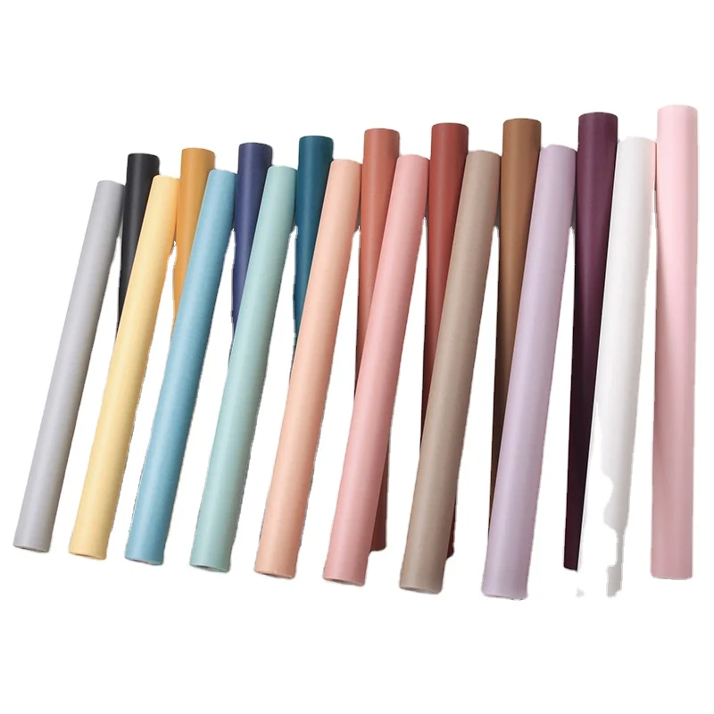 Oxford paper floral bouquet wrapping paper solid color waterproof bag floral paper florist flower packing materials