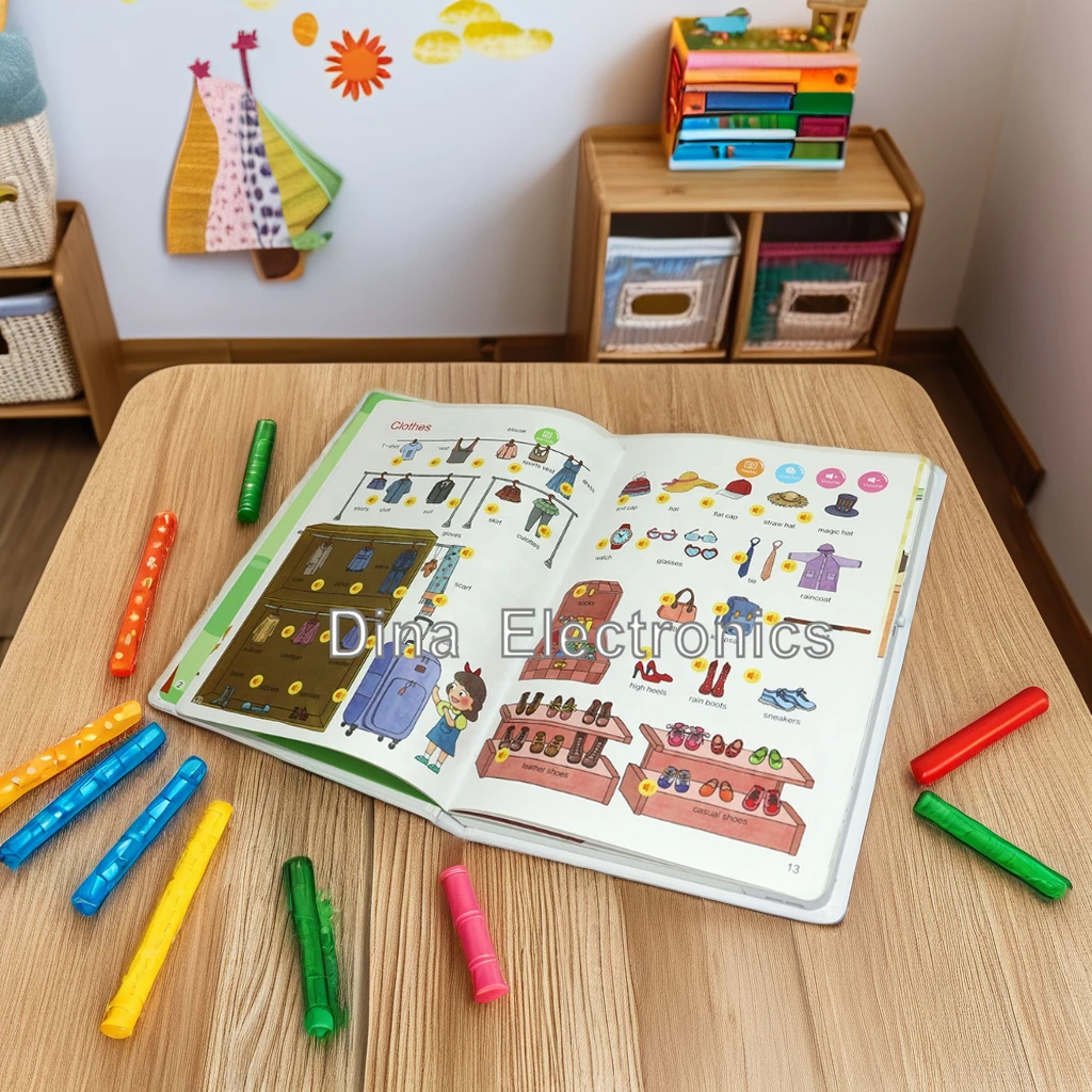 multi-functional Newest Electronic Learning English Musical audio Book educational story book for kids
