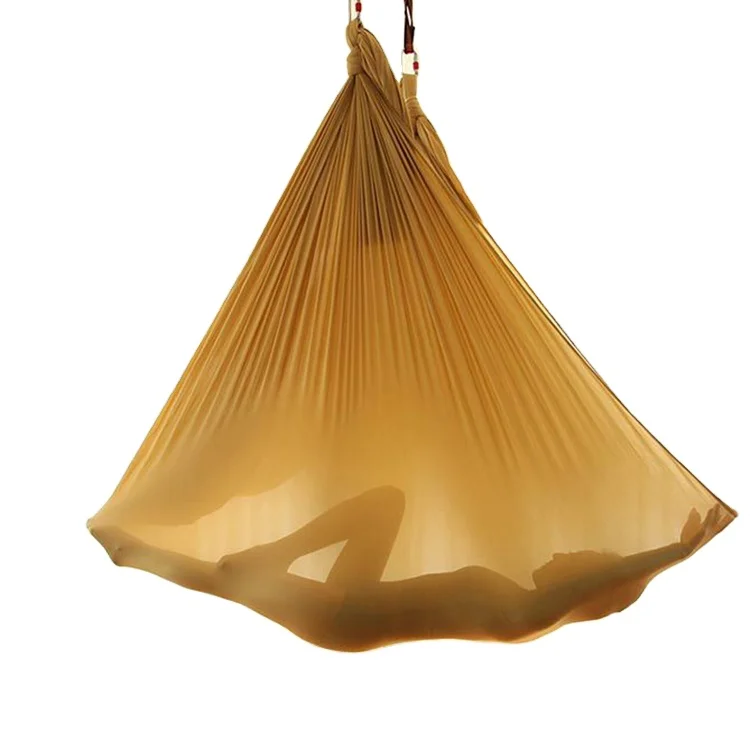 
5 Meter Yoga Training Belts Anti Gravity Gym Outdoor Hanging Inversion Air Flying Aerial Yoga Swing Hammock Set 