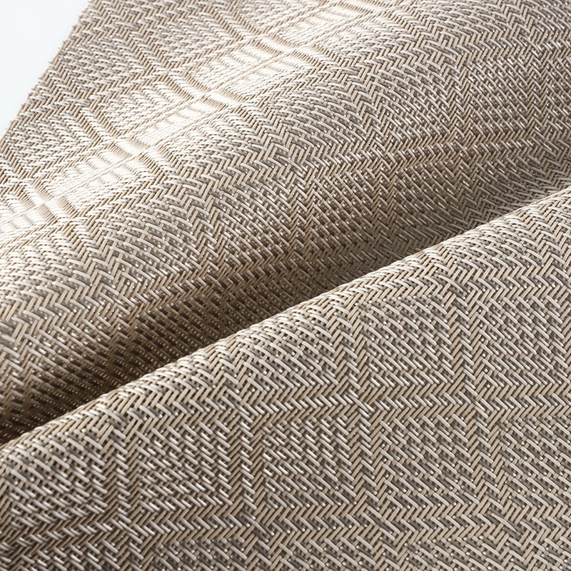 High Quality Colorful Waterproof Teslin Mesh Pet Proof Polyester PVC Mesh Fabric for Beach Chair