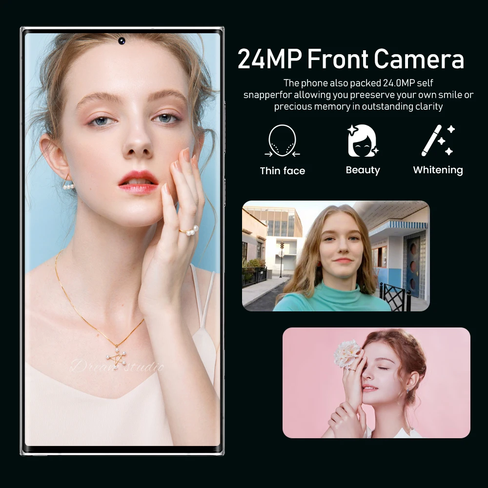 Galaxy S22 Ultra 16GB+1TB Smart Android Phone 6800mah Qualcomm 5G Dual SIM Dual Standby Unlocked Smartphone S22 ultra s22 ultra