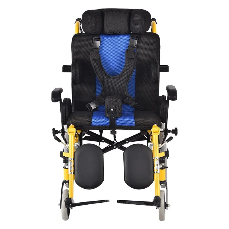 Folding adjustable high back cerebral palsy handicapped wheel chair electric wheelchair for adult