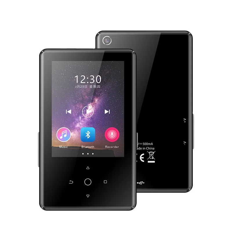 Wifi mp3 player with bluetooth, 2.4inch touch screen mp3 mp4 player with speaker, portable walkman digital music player with FM