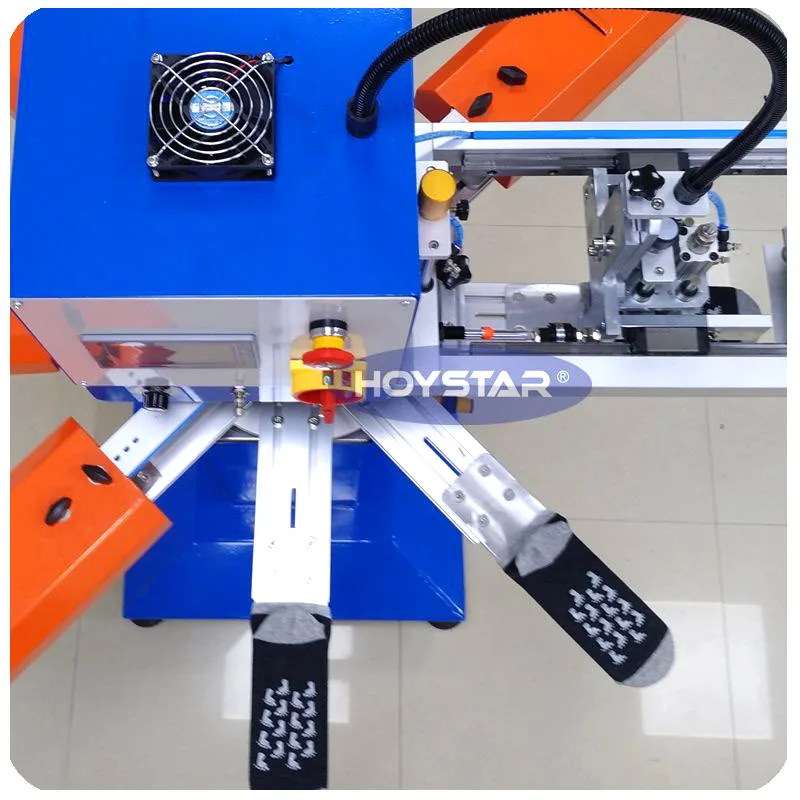 high rapid sock screen printer anti slip silicone dotting machine