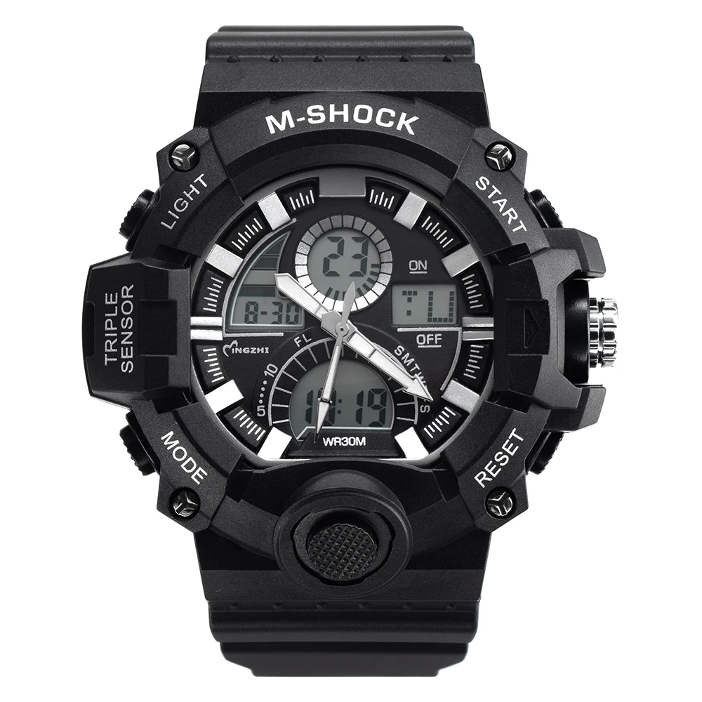 Оптовая Продажа Модные Стильные дешевые пластиковые часы из ТПУ с цифровым движением спортивные часы для мужчин