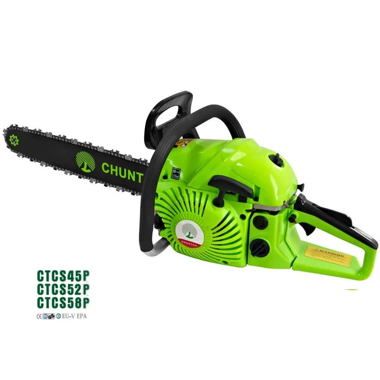 OEM Service Gasoline Chainsaw Tool 52CC Wood Cutting Machine 2.2kw Power Engine Petrol Chain Saw For Garden