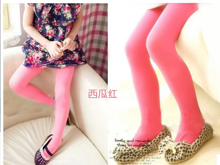 
Wholesale candy color kids girls ballet pantyhose tights stockings 