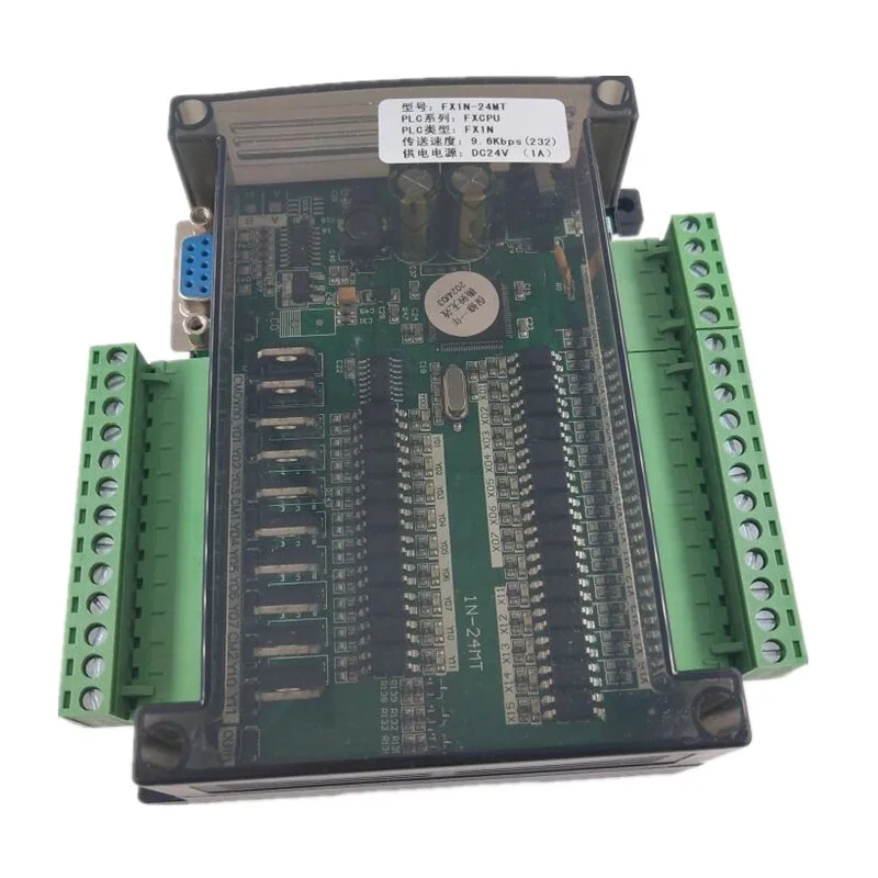 FX1N-24MR FX1N-24MT PLC Industrial Control Board 14 Input 10 Output 2 Channel 100k Pulse Output