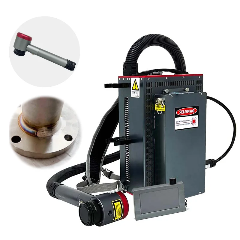 Small Backpack Type Pulse 100w 200w Handheld Floor Washing Machine Laser Rust Remover Paint Removal Of Alumina Layer