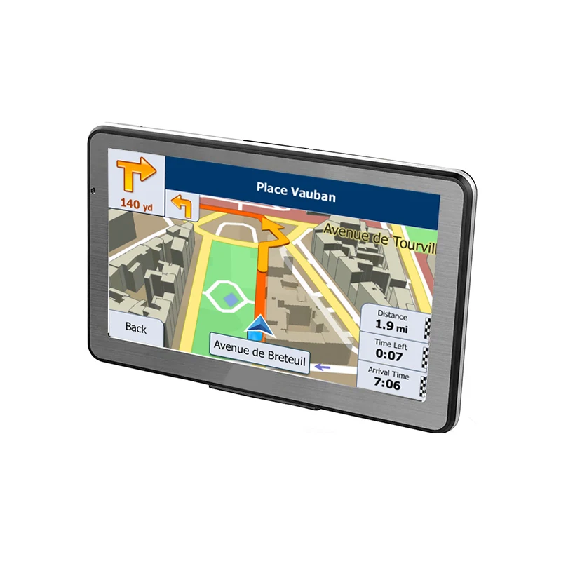 4,3 дюймовый портативный GPS-навигатор wince 256M + 8GB GPS-навигатор с новейшей спутниковой навигацией Карта Европы Южной Америки