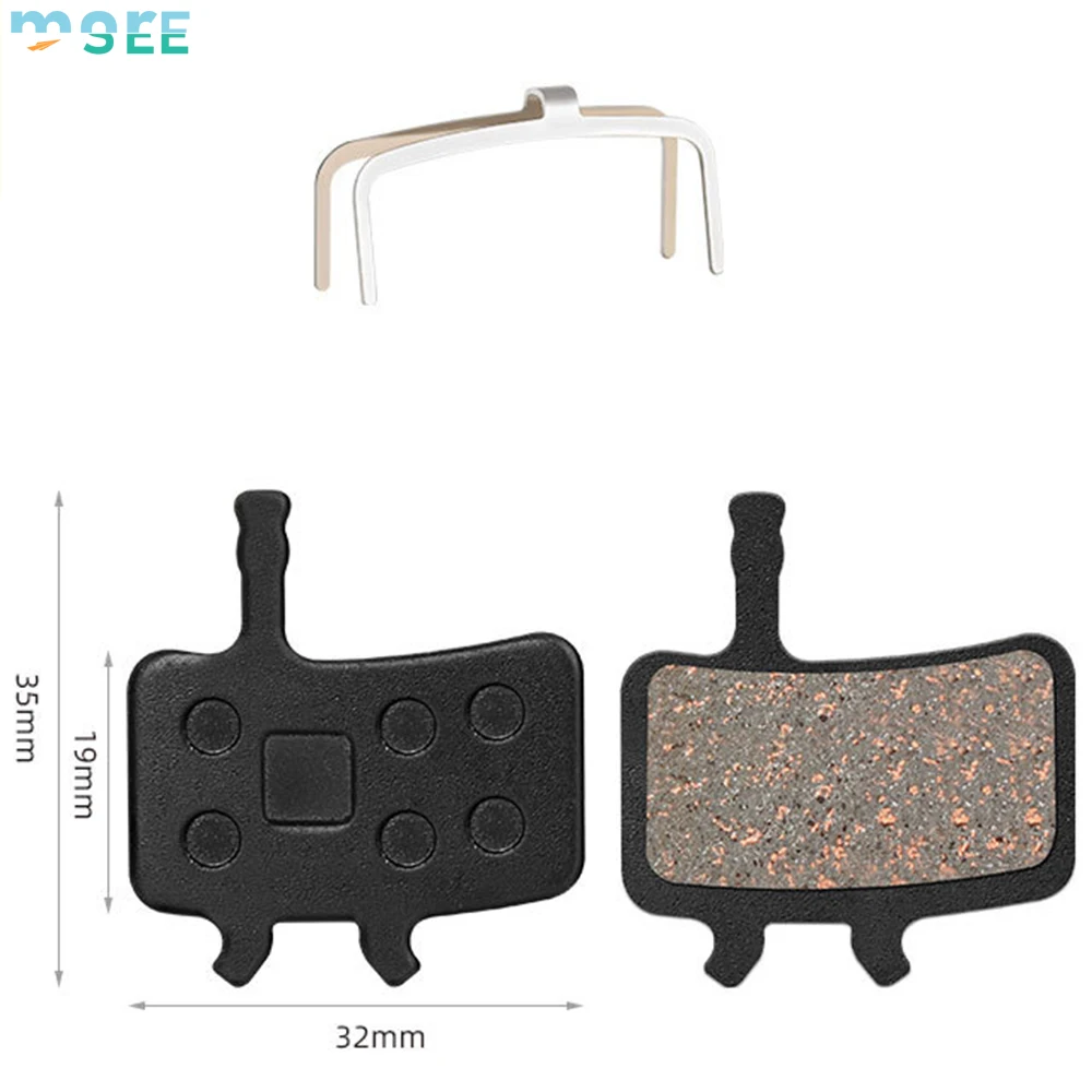 SeeMore Black Hard-Wearing Material Less Noise Disc Brake Pads Ebike Bicycle Bike Brake Pads
